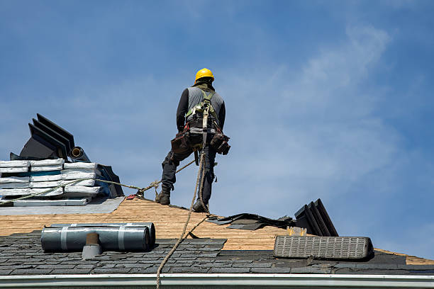 Professional Flat Roof Repair technician working in Hewitt, TX